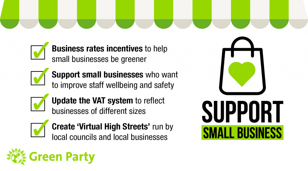 Small Business Saturday by the Green Party